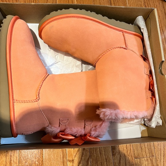 Ugg Bailey Bow Satin Boots - Picture 9 of 9